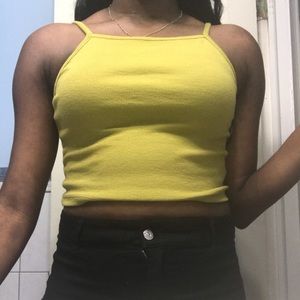 Forever 21 Green Crop Top